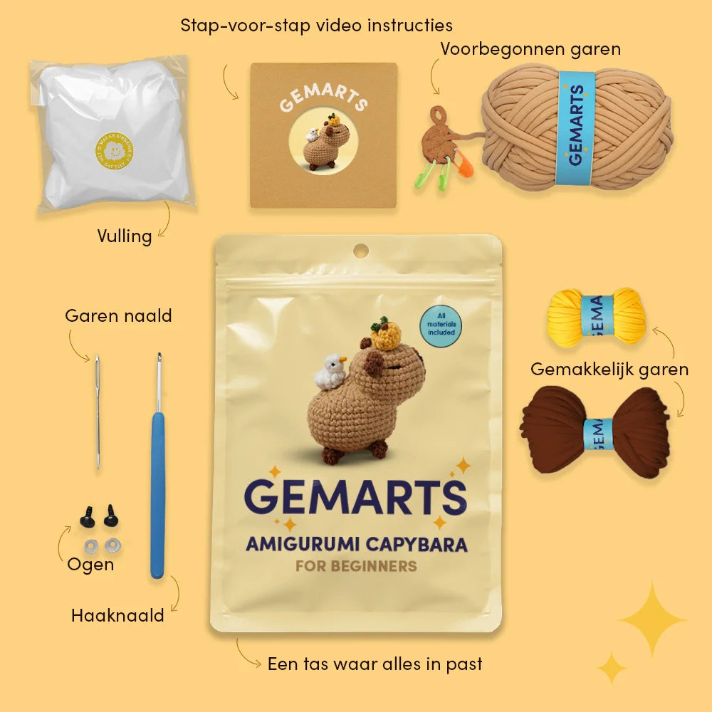 Amigurumi Capibara - Gemarts