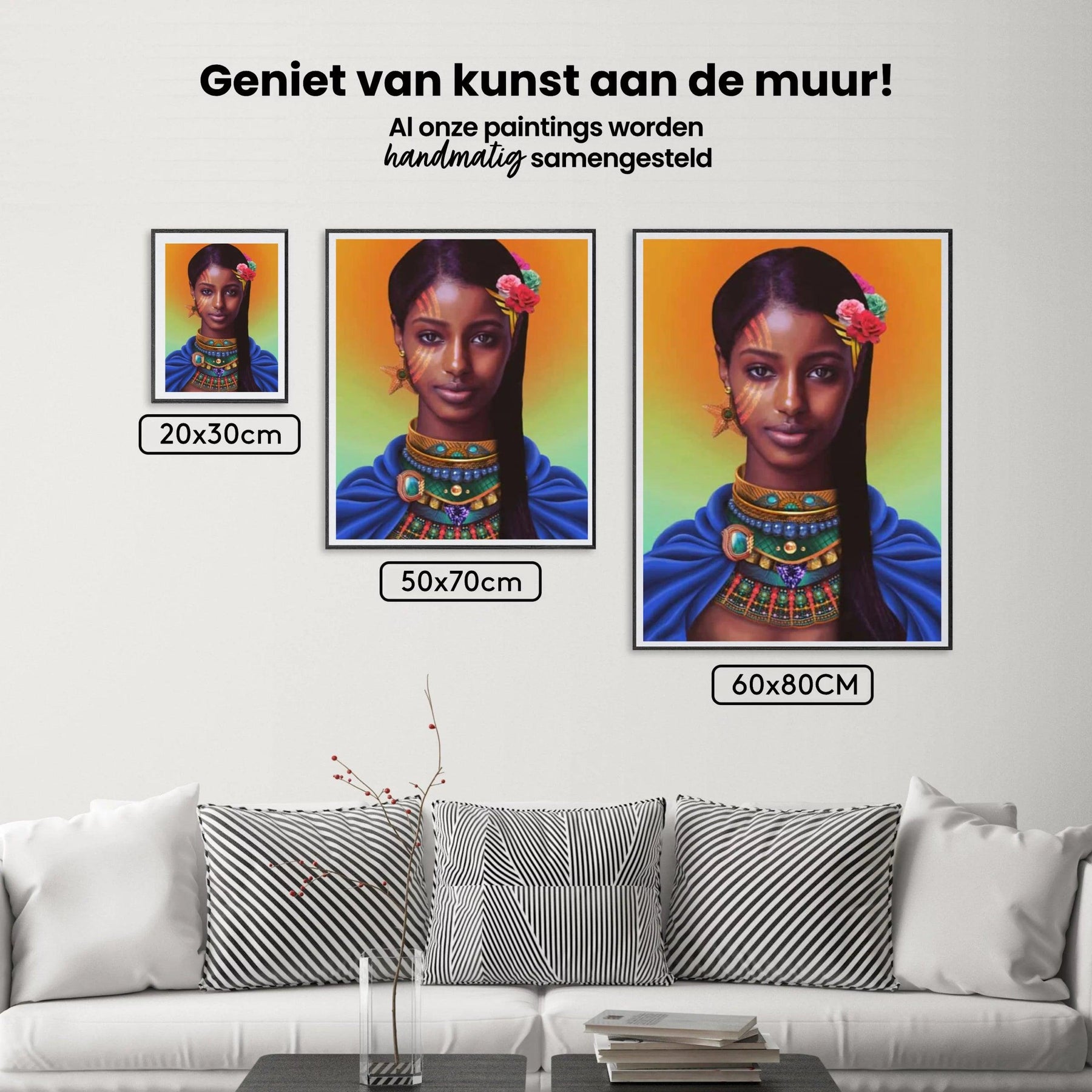 Diamond Painting Afrikaans mooi meisje - SEOS Shop ®