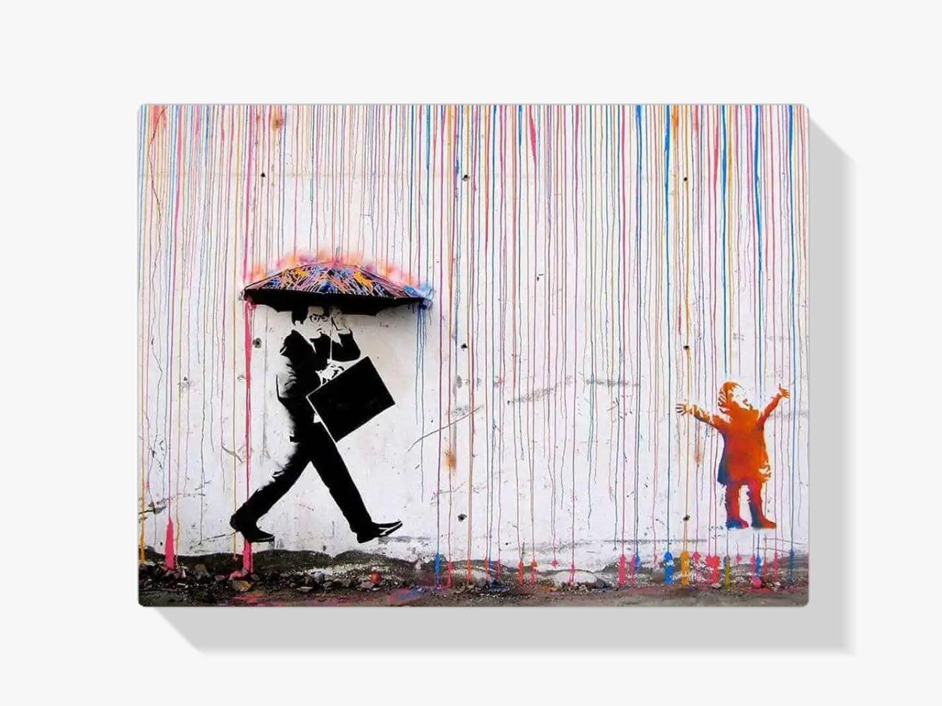 Diamond Painting Banksy – Kleurenregen - SEOS Shop ®