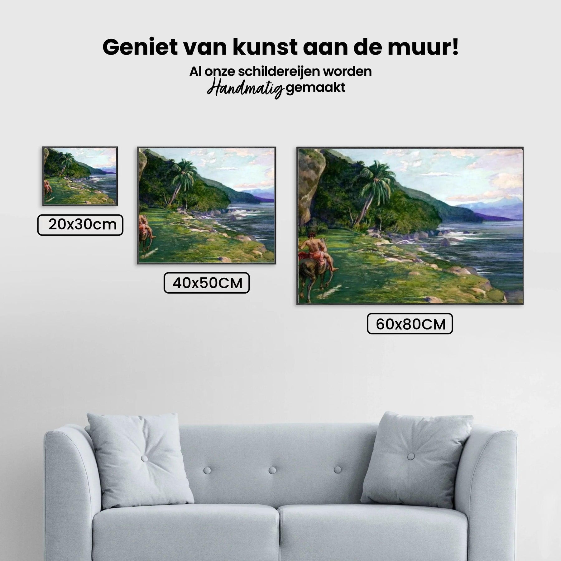 Diamond Painting Een ruiterpad in Tahiti - SEOS Shop ®