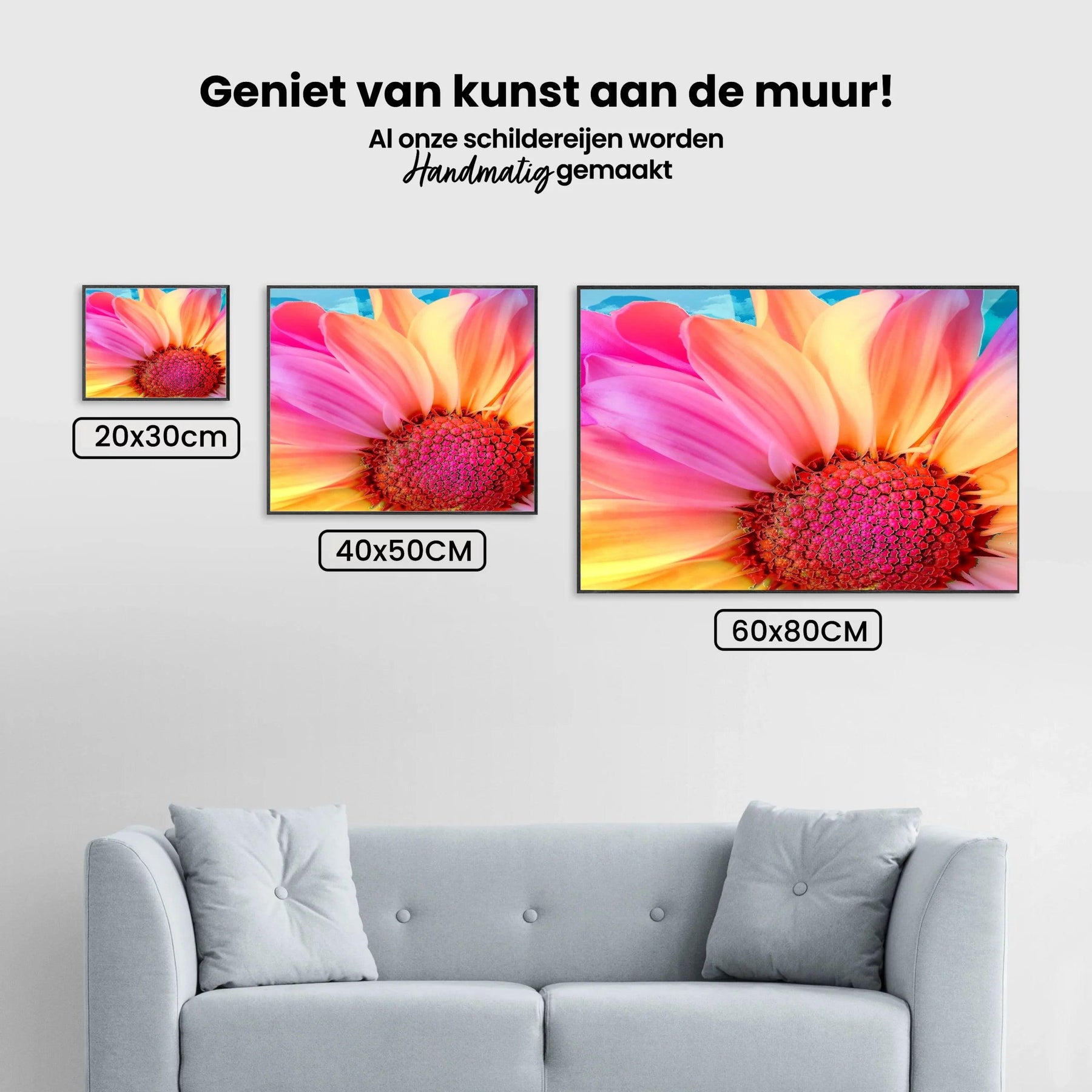 Diamond Painting Gekleurde zonnebloem - SEOS Shop ®