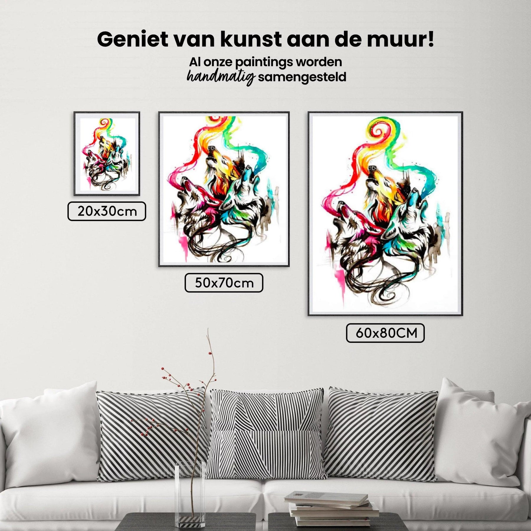 Diamond Painting Huilende Wolven – SEOS Shop ®