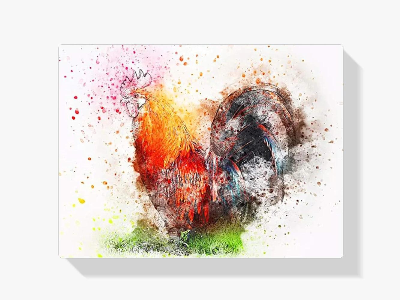 Diamond Painting Kleurrijke haan - SEOS Shop ®