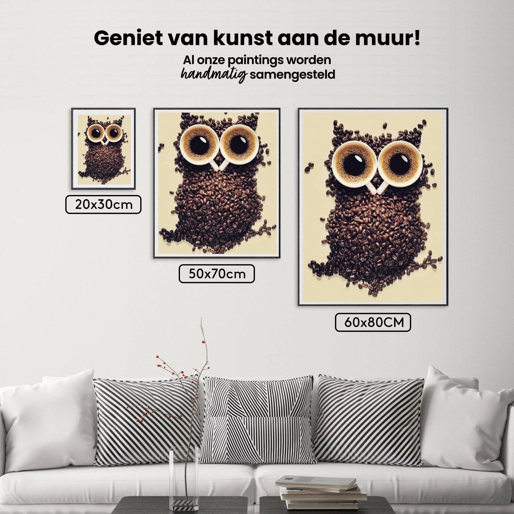 Diamond Painting Koffieboon Uil - SEOS Shop ®