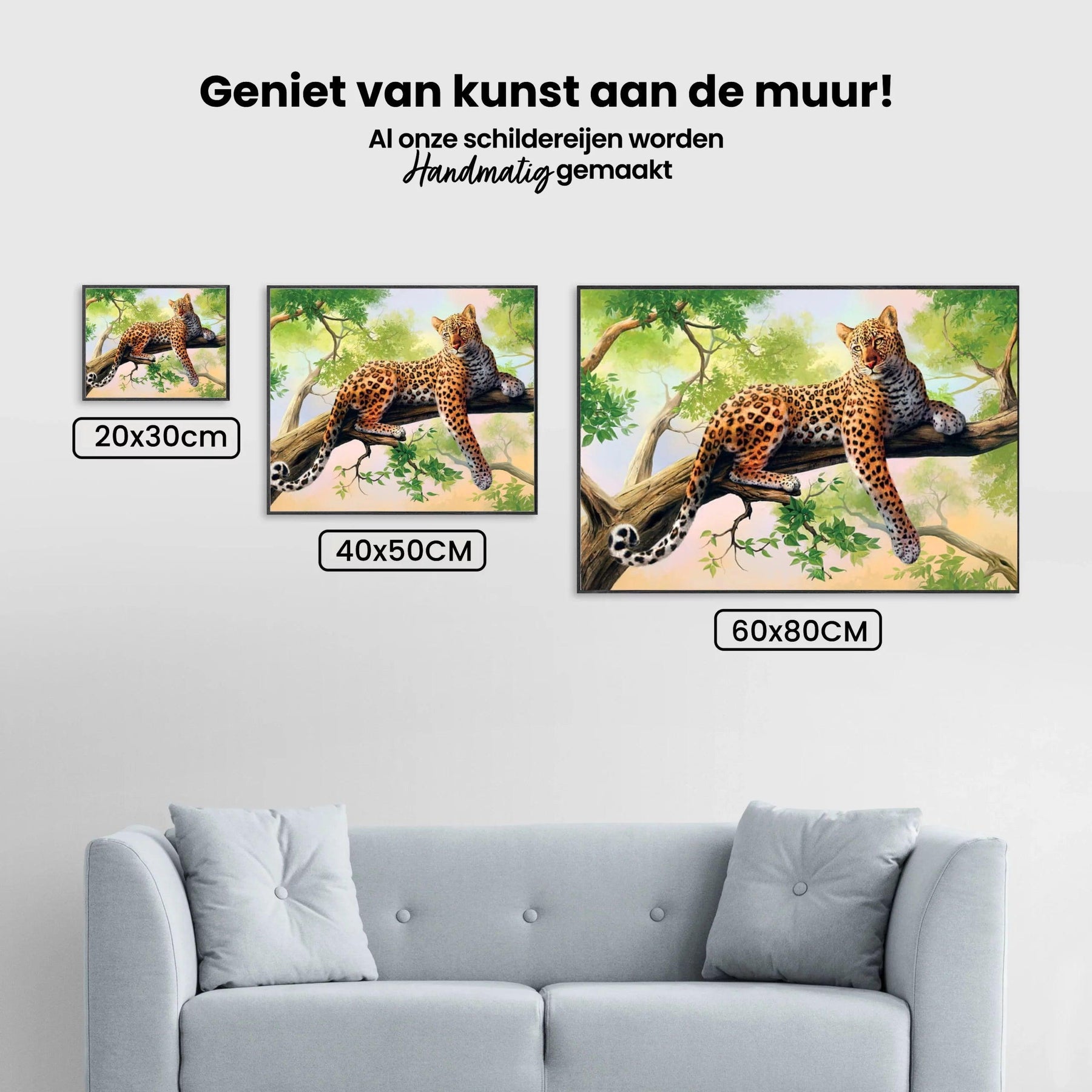Diamond Painting Liggende luipaard - SEOS Shop ®