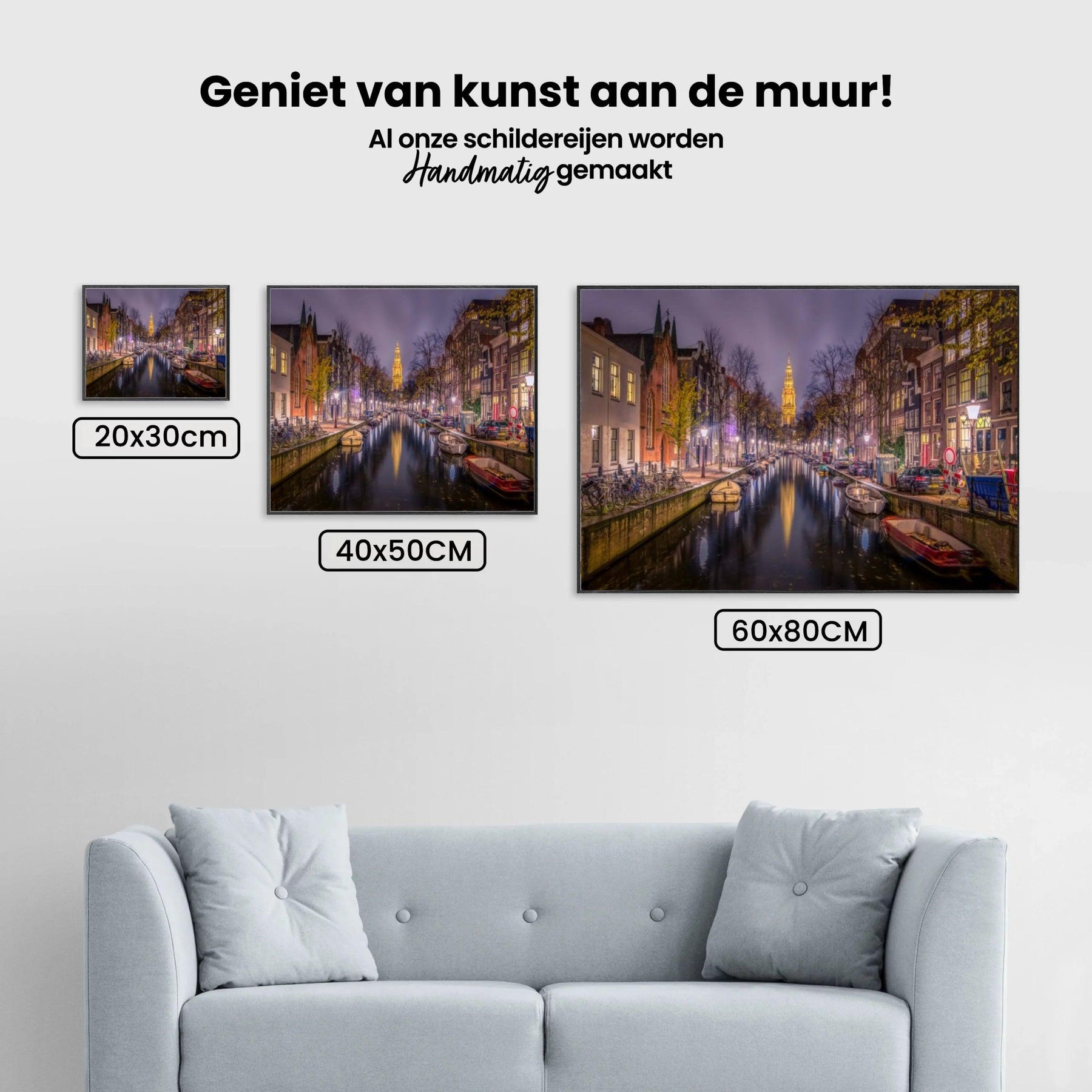 Diamond Painting Nederland Meerstad Nacht - SEOS Shop ®