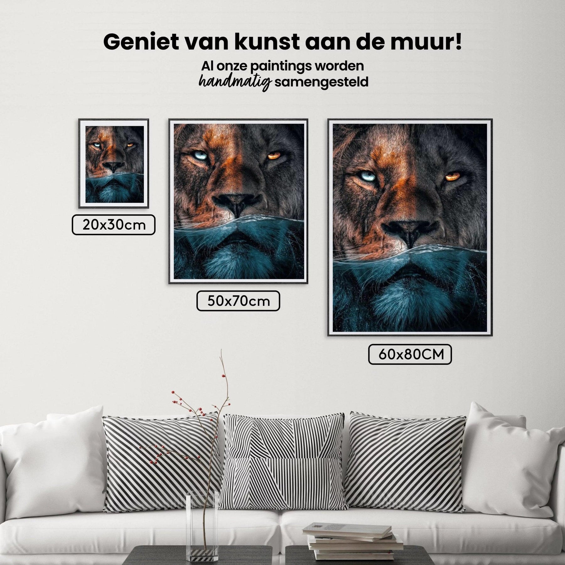 Diamond Painting Onderwater leeuw - SEOS Shop ®