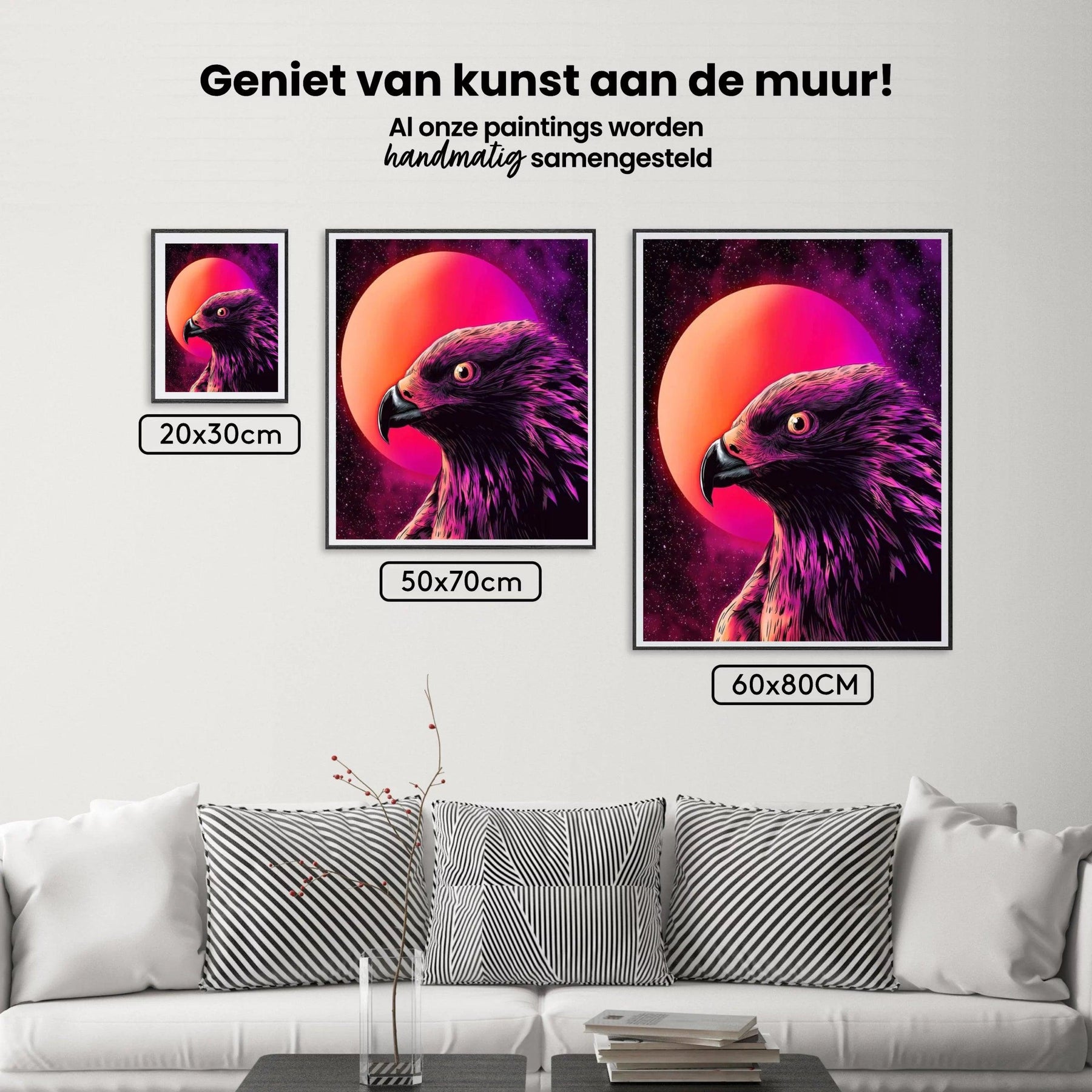 Diamond Painting Roofvogel In De Nacht - SEOS Shop ®