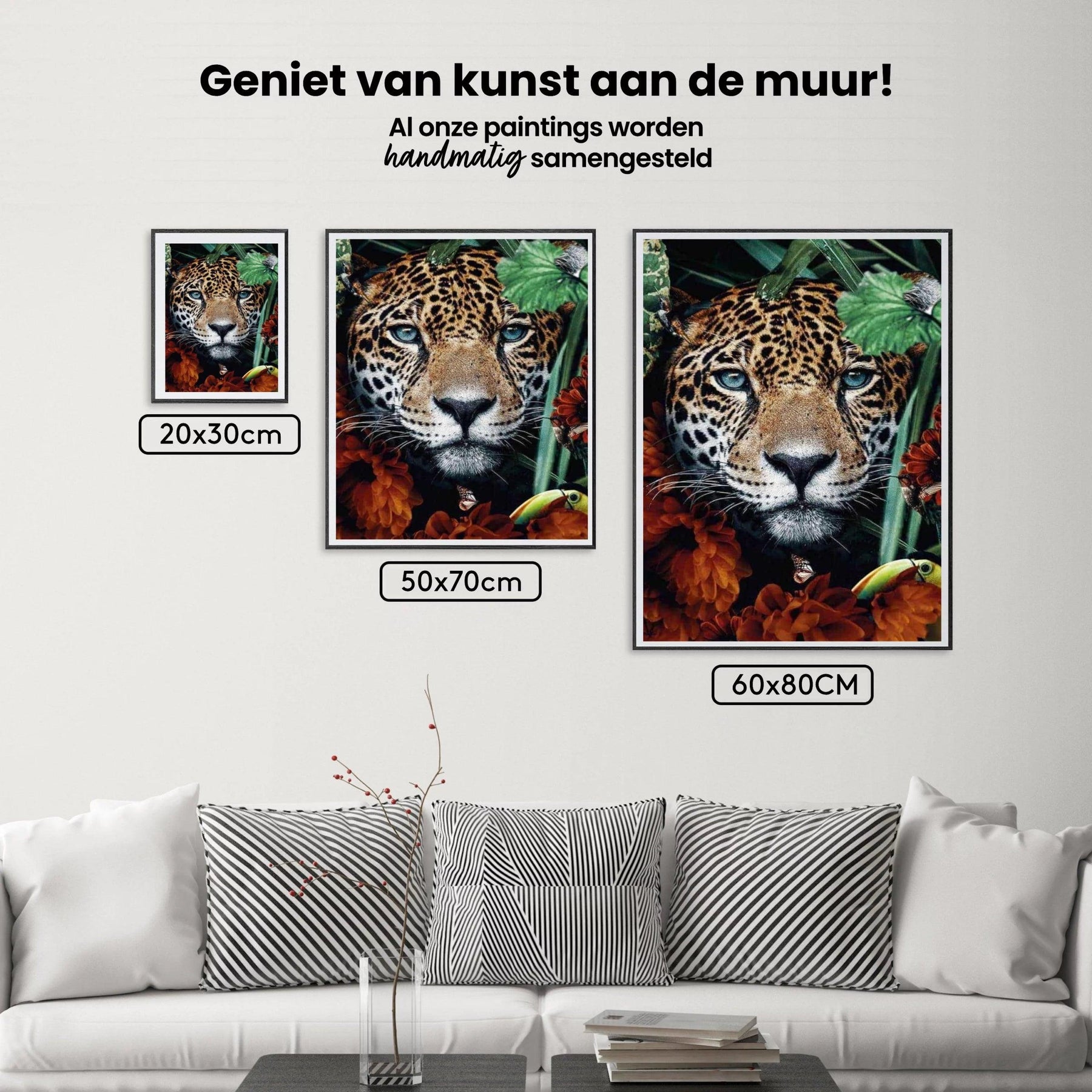 Diamond Painting Tijger in de jungle - SEOS Shop ®