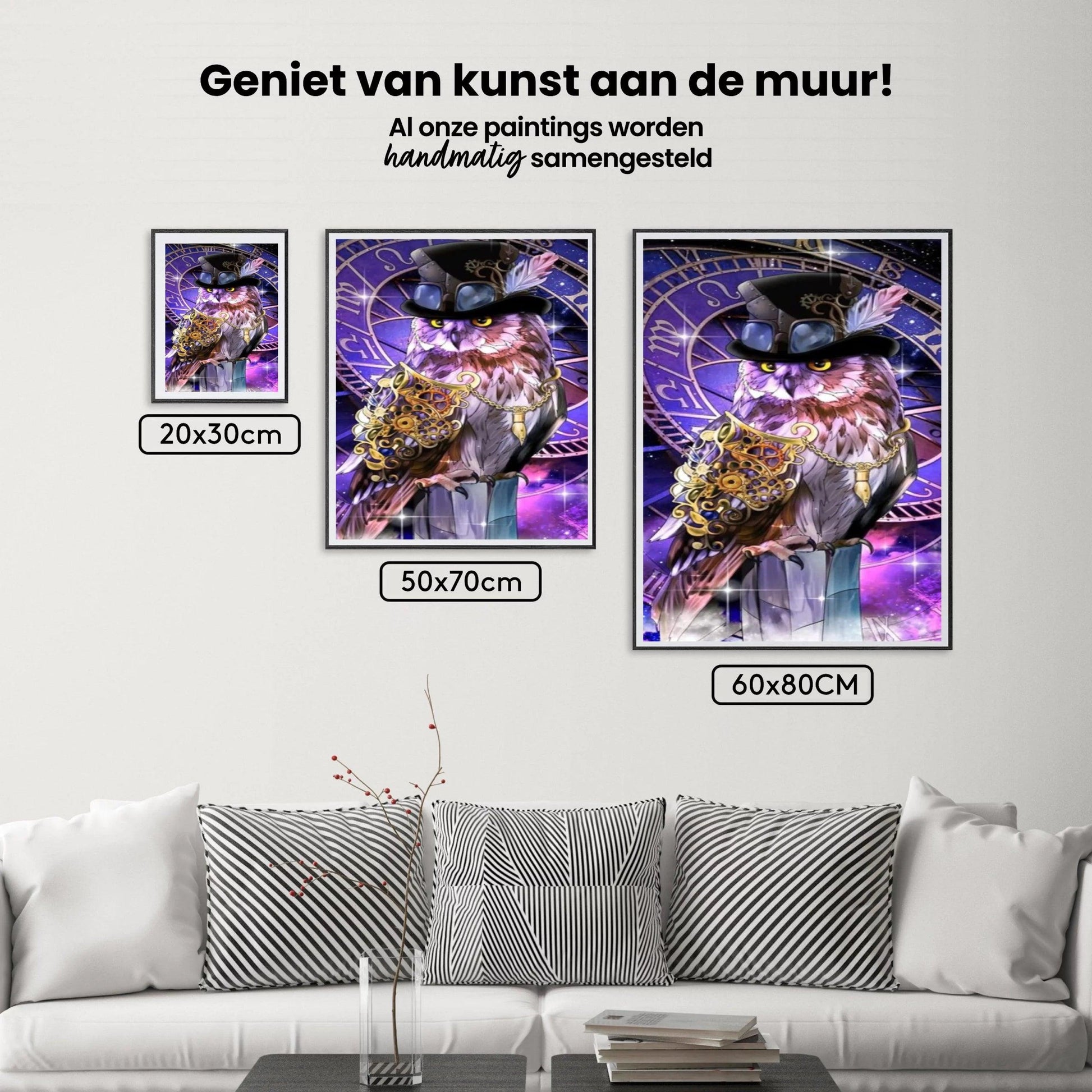 Diamond Painting Uil Klok - SEOS Shop ®