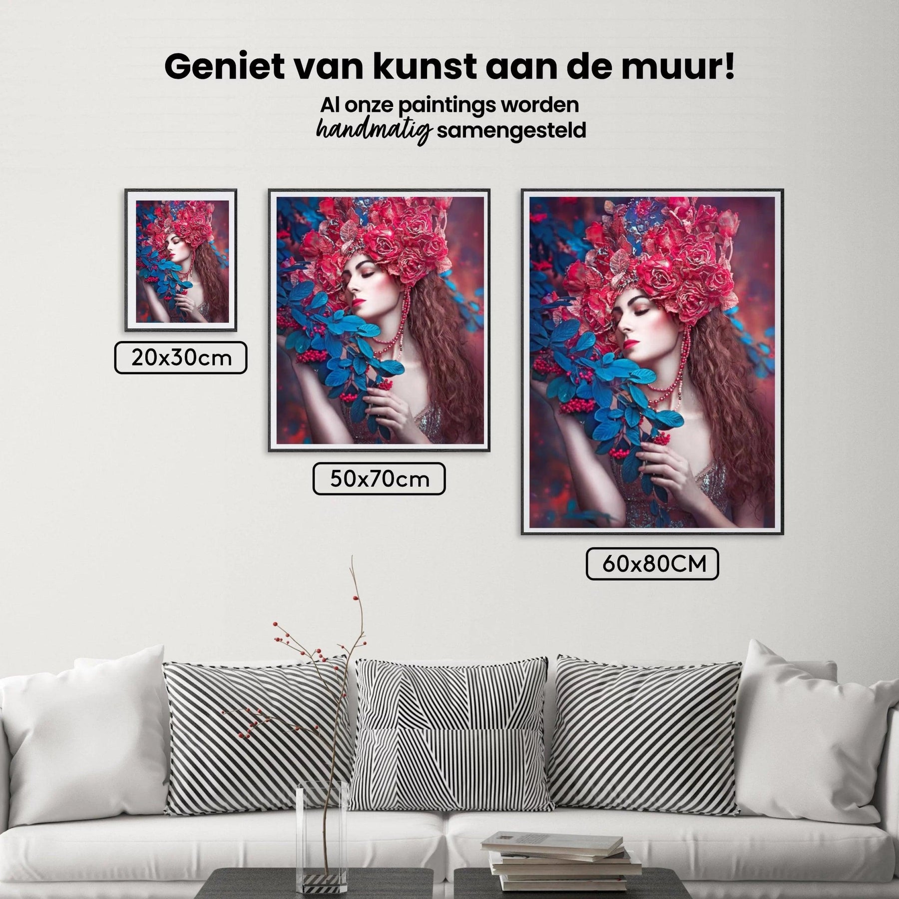 Diamond Painting Vrouwen met bloem - SEOS Shop ®