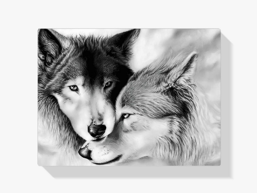 Diamond Painting Wolven koppel - SEOS Shop®