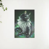 Diamond Painting Zwarte kat gloeit - SEOS Shop ®
