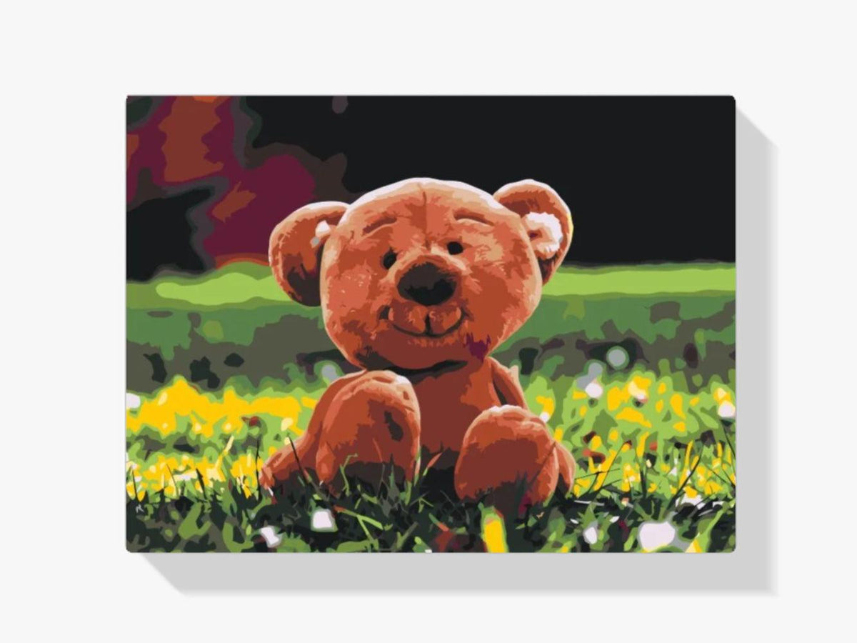 Diamond Painting - Beer in het gras - SEOS®