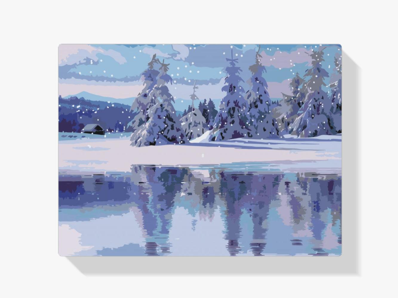 Diamond Painting - Besneeuwd landschap - SEOS Shop ®