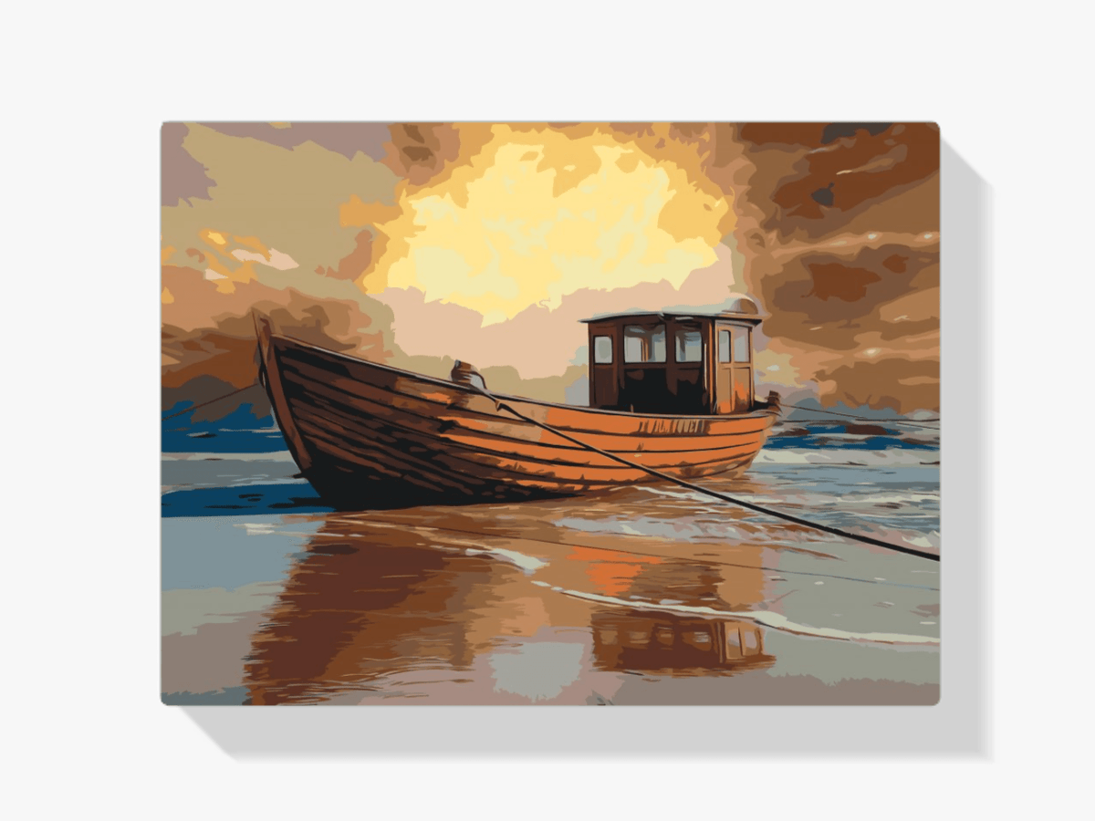 Diamond Painting - Boot op zee 2 - SEOS Shop ®