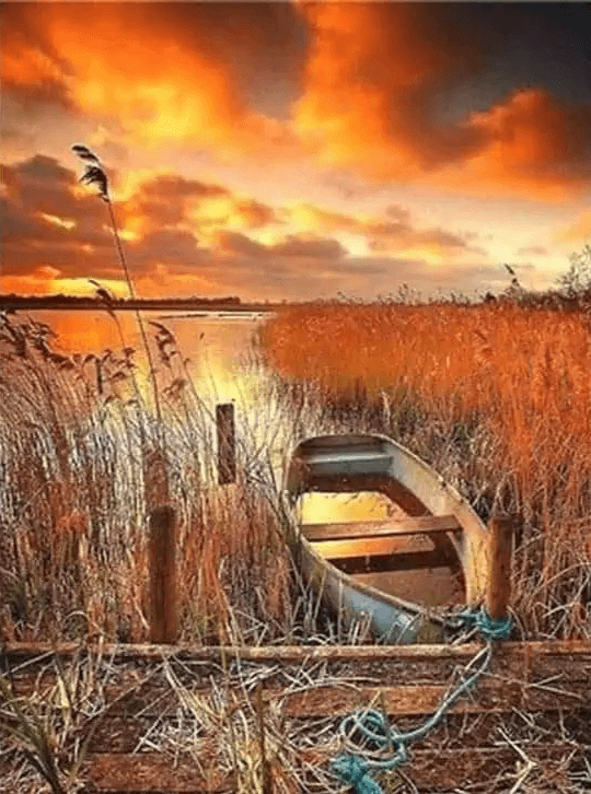 Diamond Painting - Bootje aan het Water - SEOS Shop ®