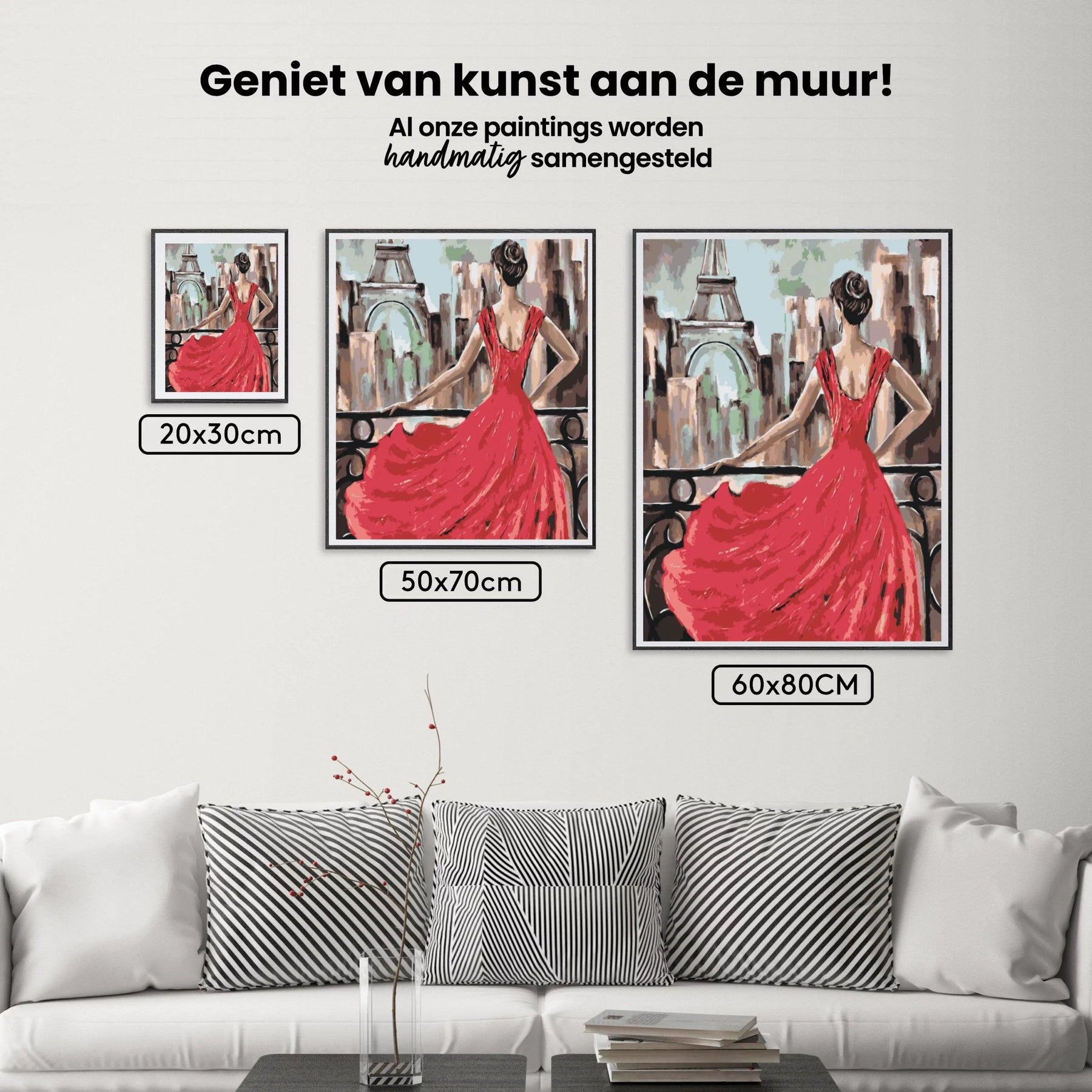 Diamond Painting - De dame in het rood - SEOS Shop ®