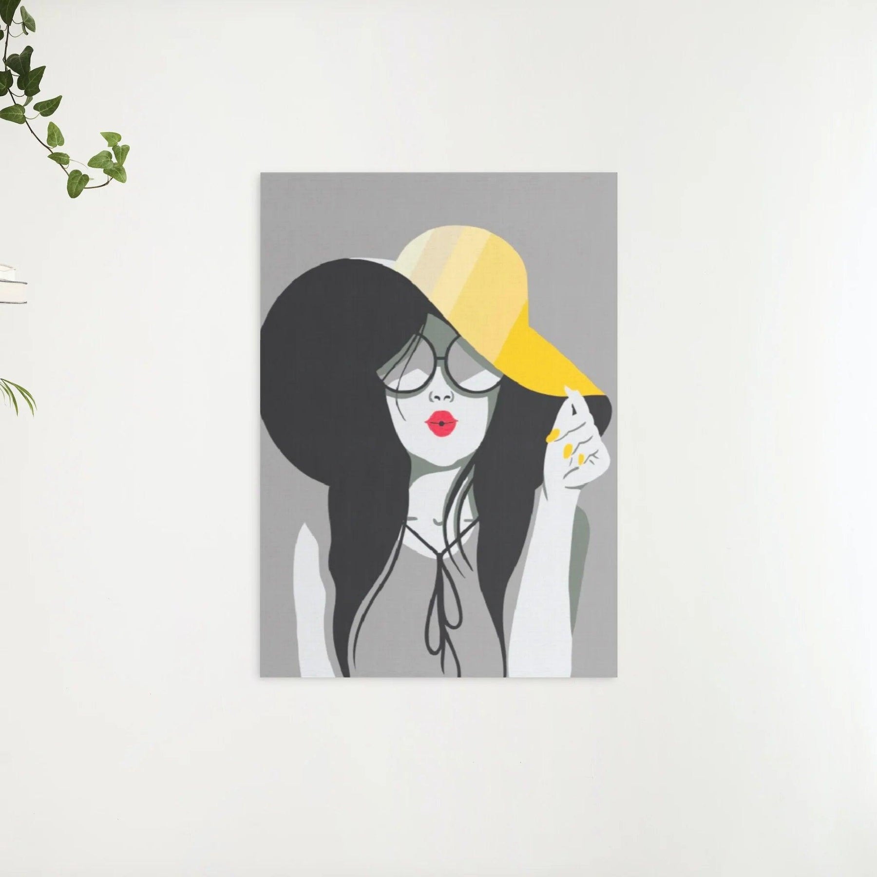 Diamond Painting - De dame met de gele hoed - SEOS Shop ®