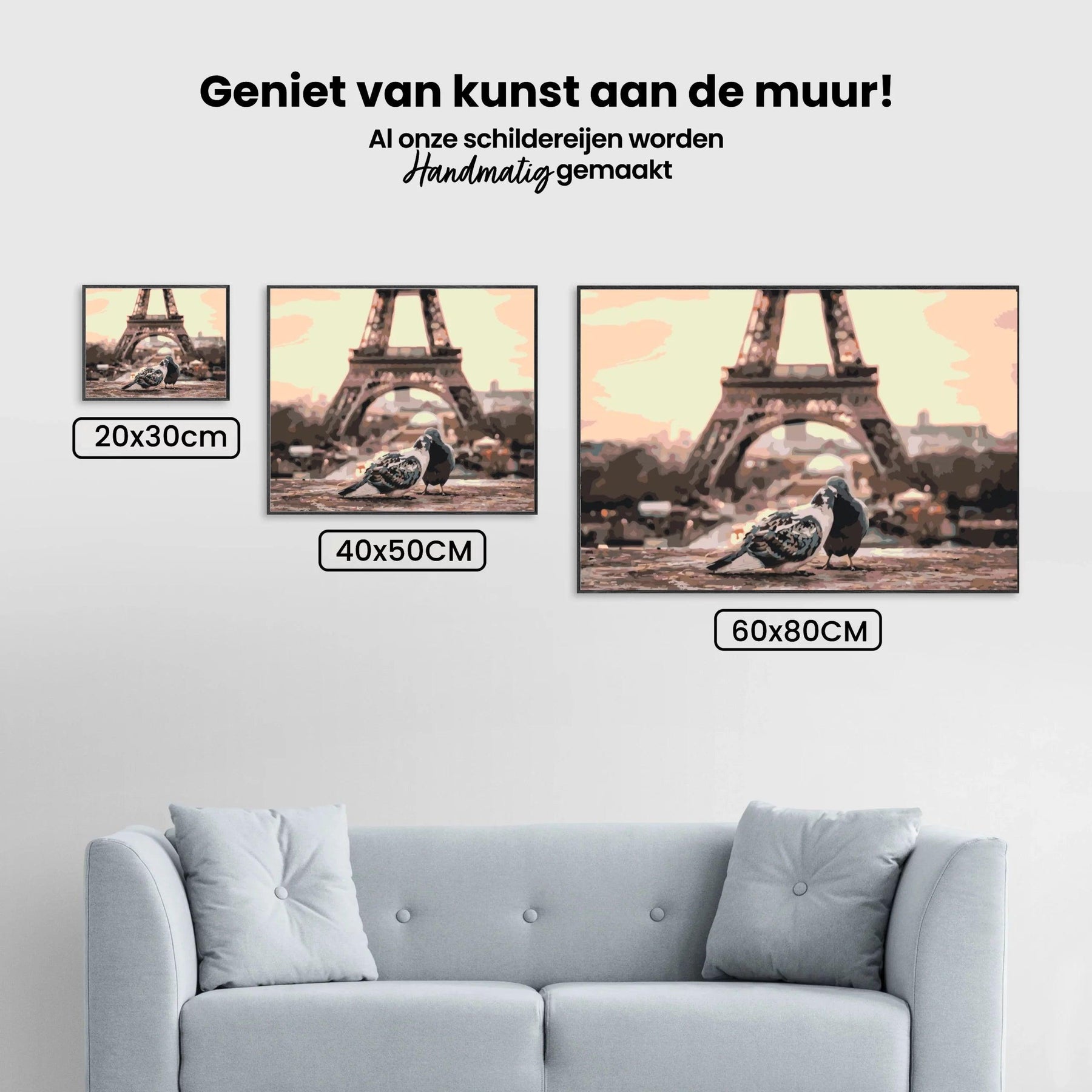 Diamond Painting - Duiven in Parijs - SEOS®