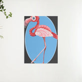 Diamond Painting - Een flamingo met zijn spullen - SEOS®