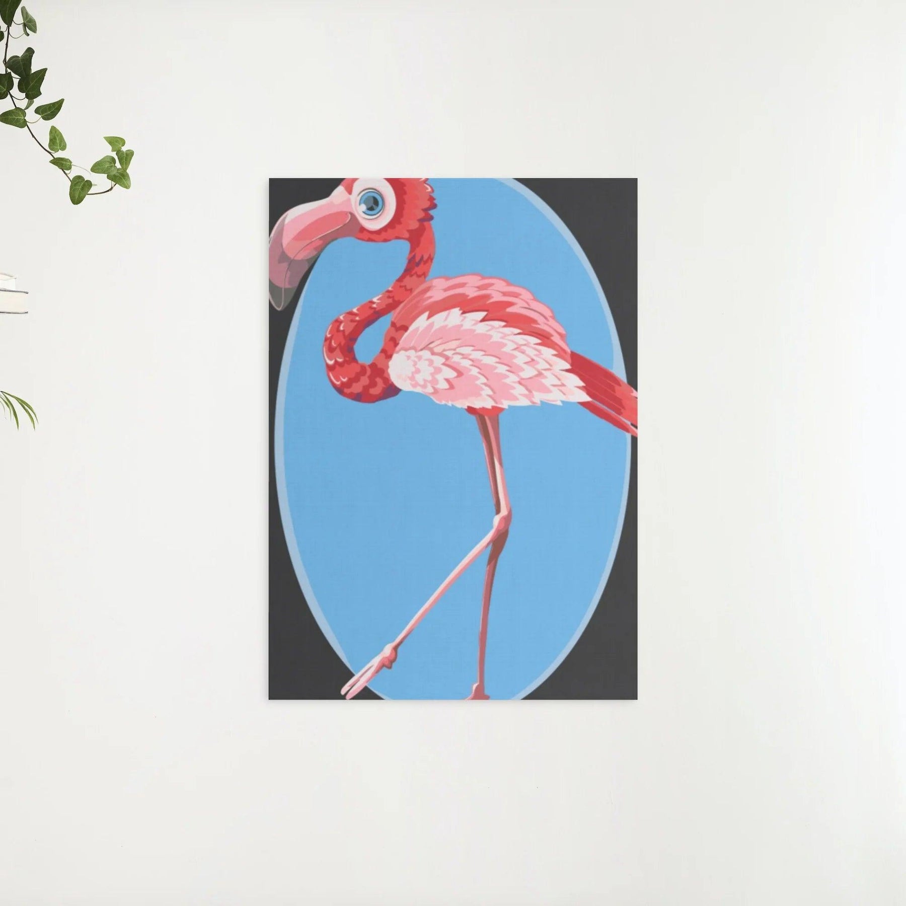 Diamond Painting - Een flamingo met zijn spullen - SEOS®