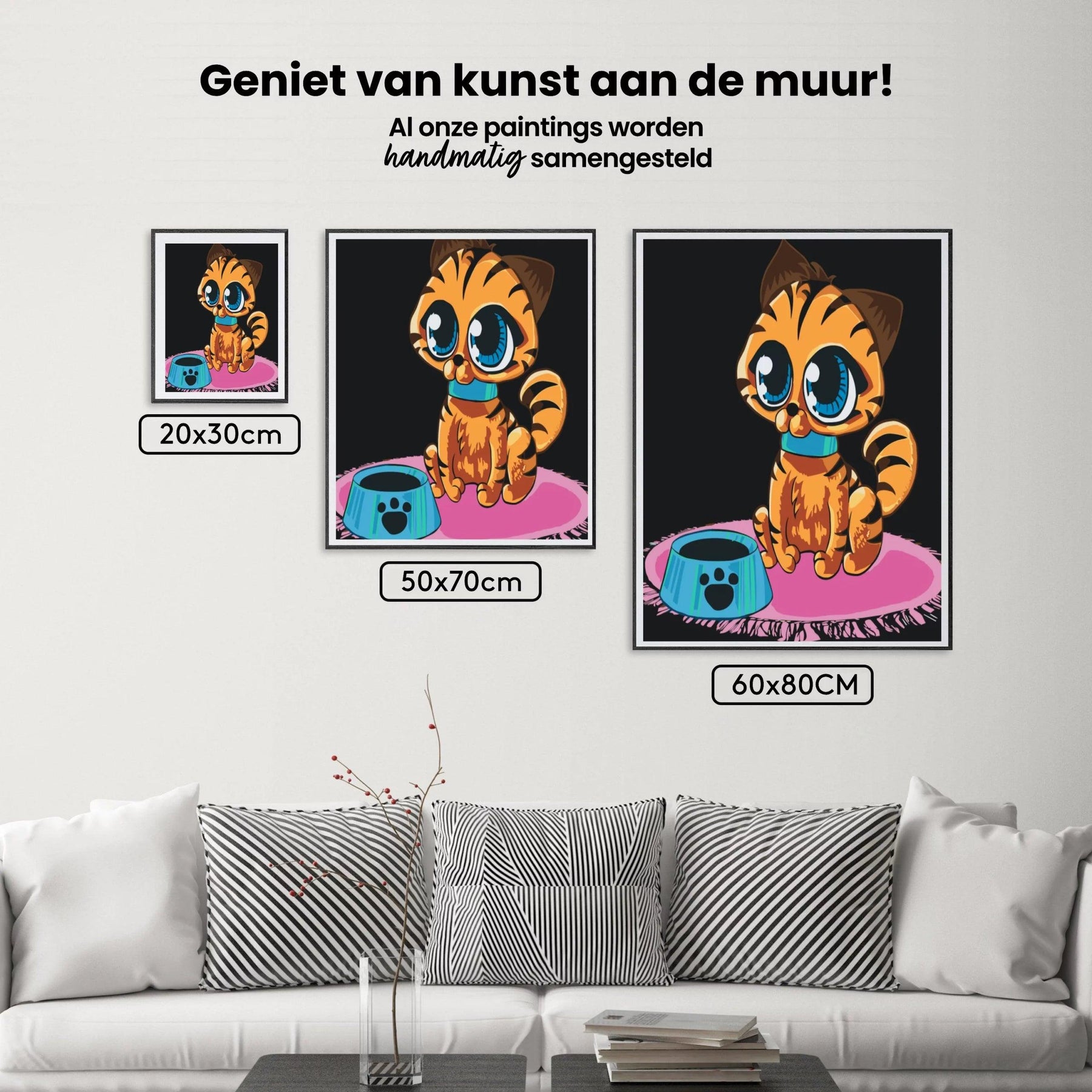 Diamond Painting - Een kat met grote ogen - SEOS®