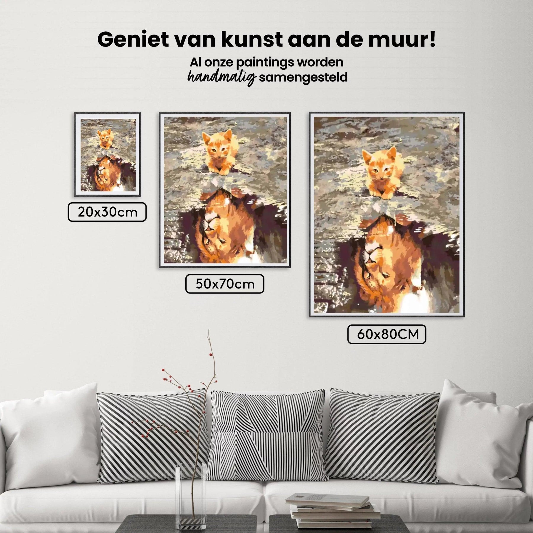 Diamond Painting - Een kitten of een leeuw - SEOS®