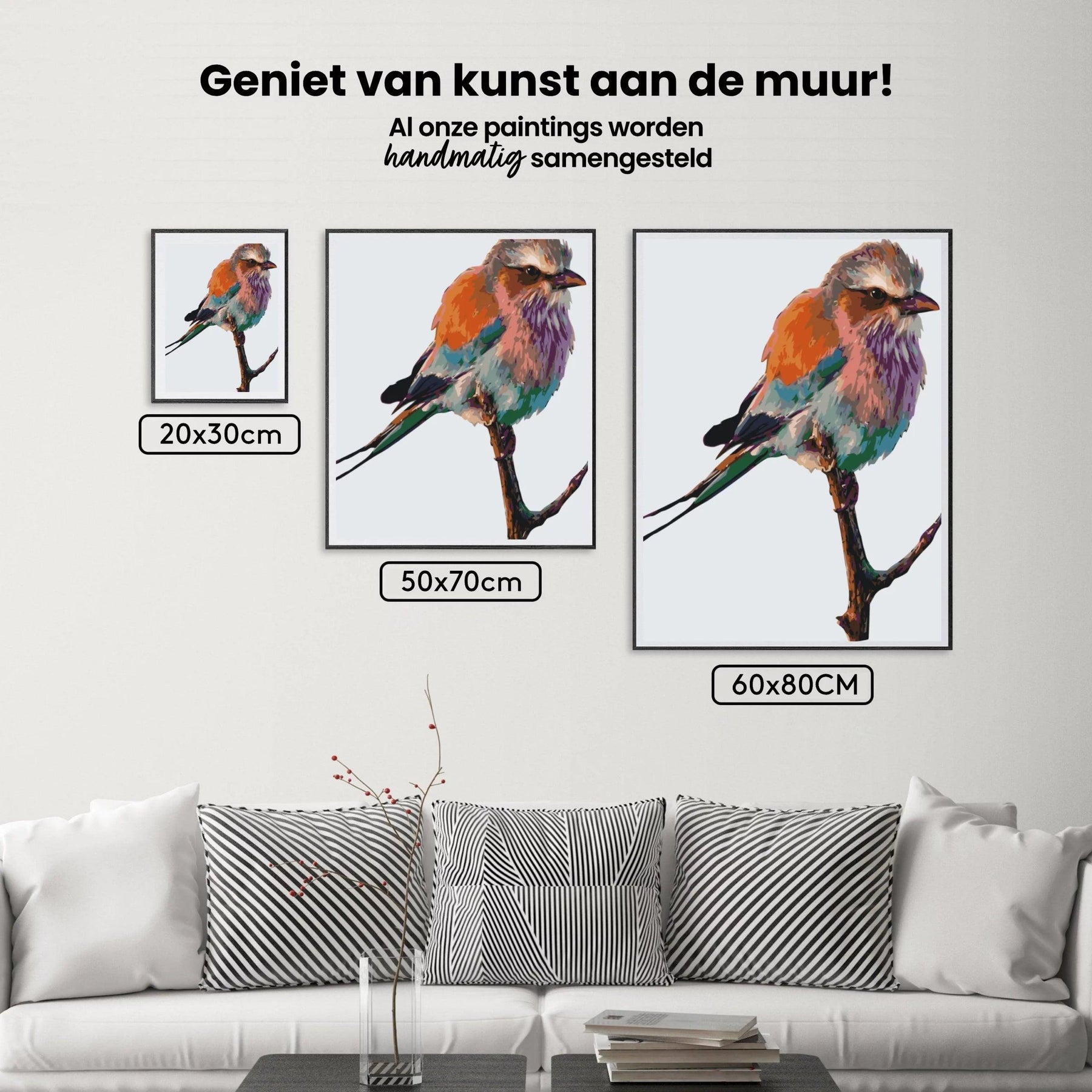 Diamond Painting - Een vogel op een tak - SEOS®