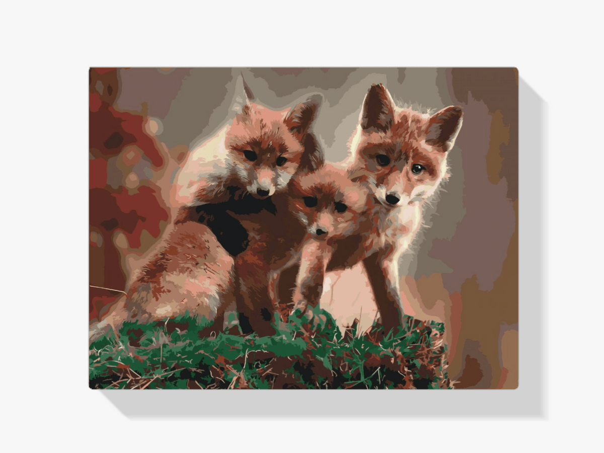 Diamond Painting - Een vossenwelp - SEOS®