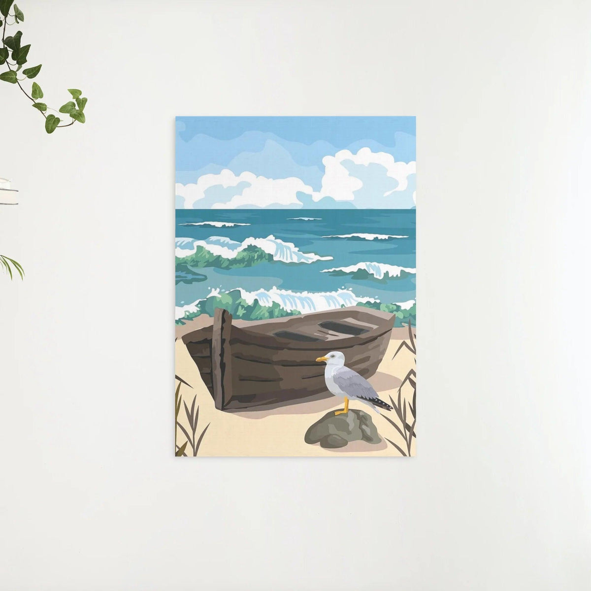 Diamond Painting - Eenzame zeemeeuw - SEOS®