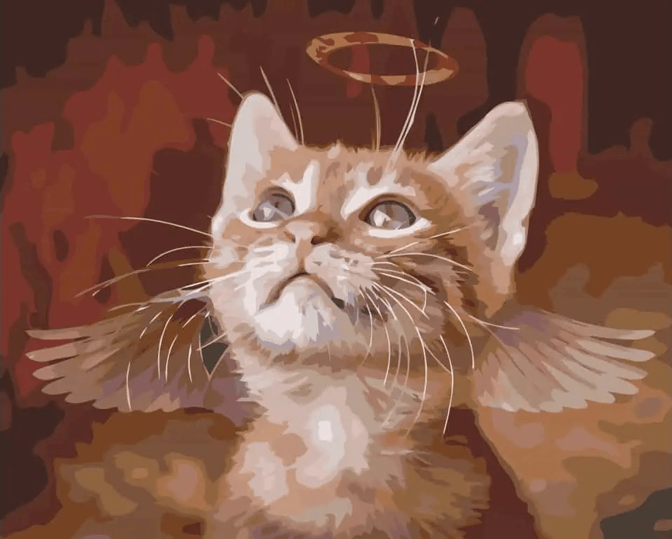 Diamond Painting - Engel Kat - SEOS®