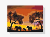 Diamond Painting - Familie van olifanten - SEOS®