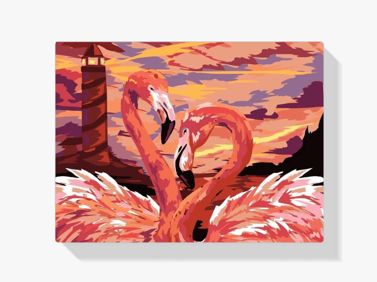 Diamond Painting - Flamingo Liebespaar - SEOS®