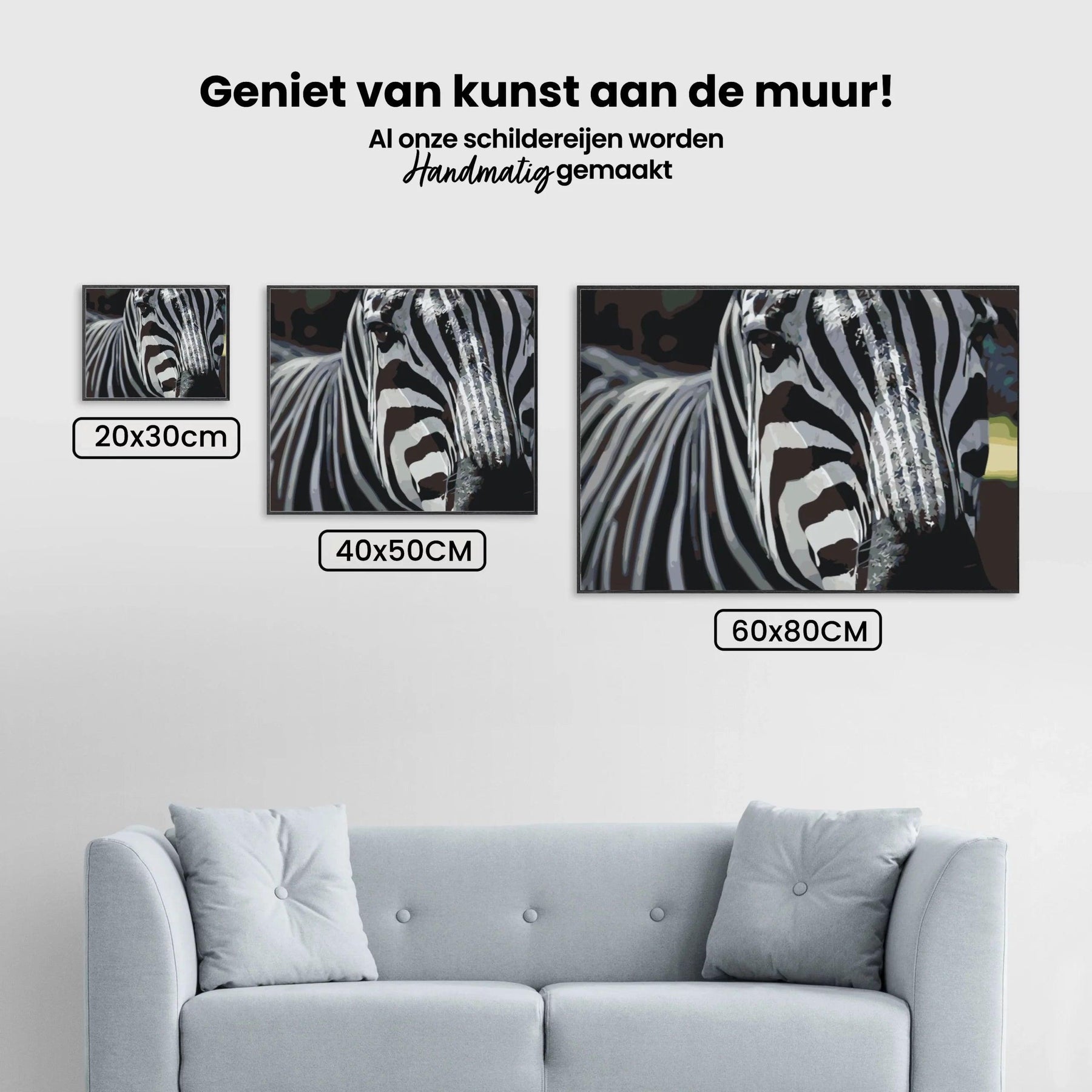 Diamond Painting - Focus op zebra - SEOS®