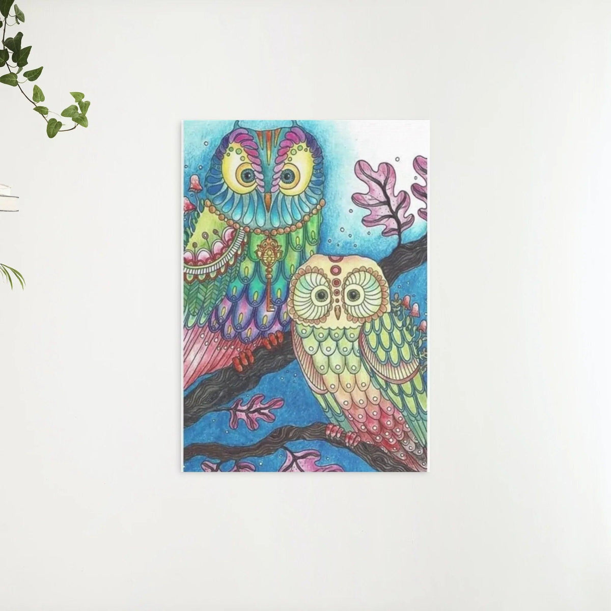 Diamond Painting - Gekleurde Uil - SEOS®