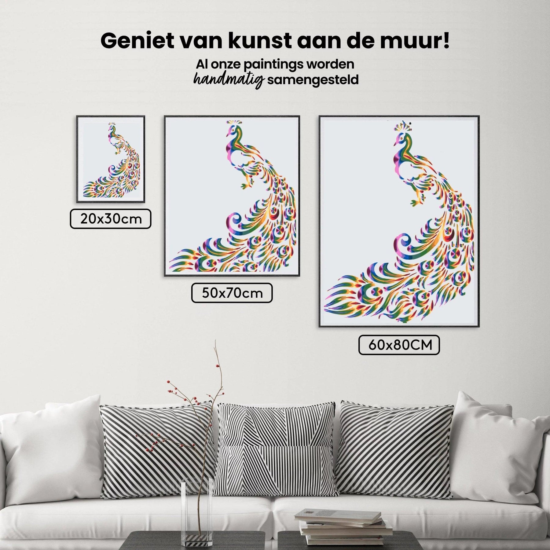 Diamond Painting - Gekleurde pauw 2 - SEOS®