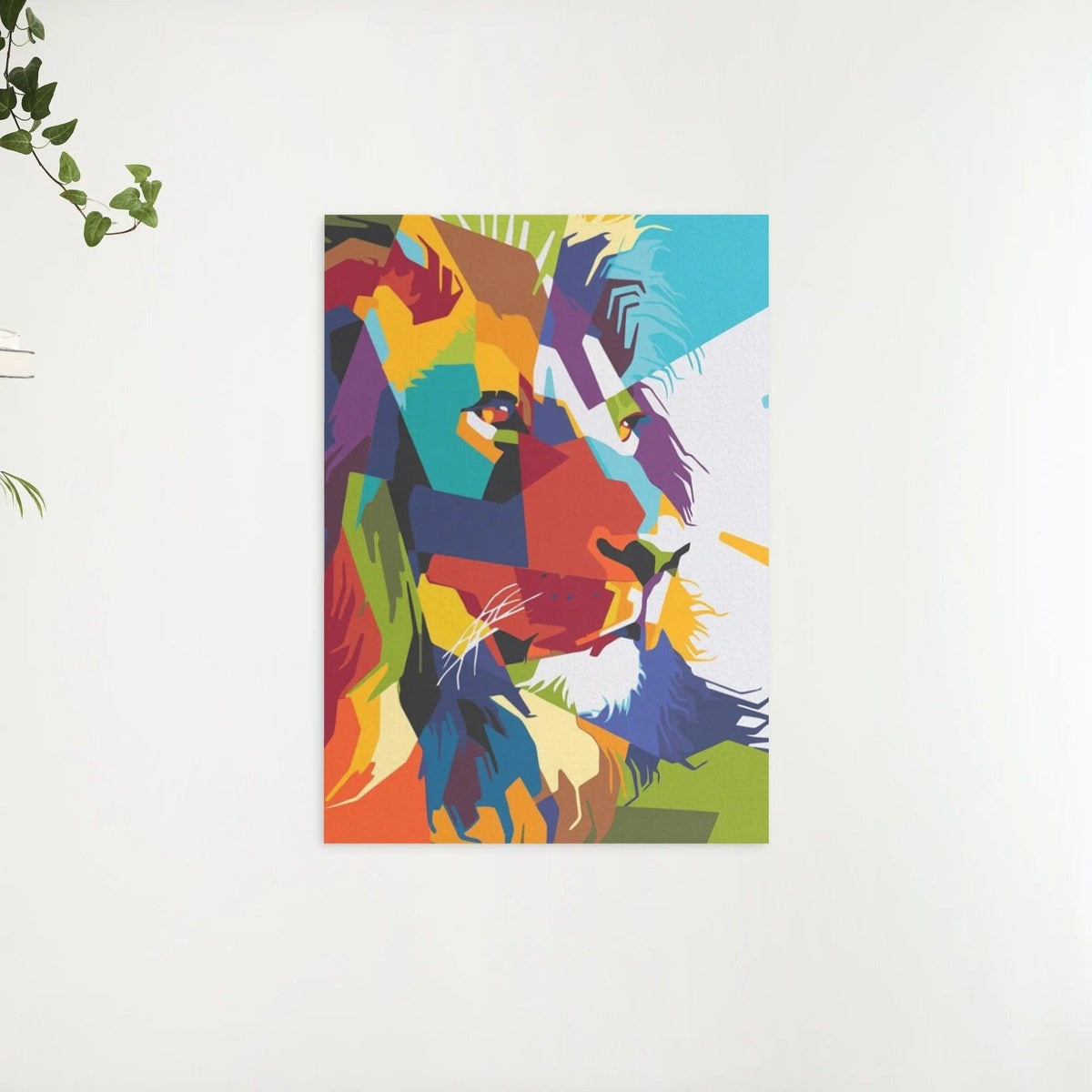 Diamond Painting - Geometrische leeuw - SEOS®