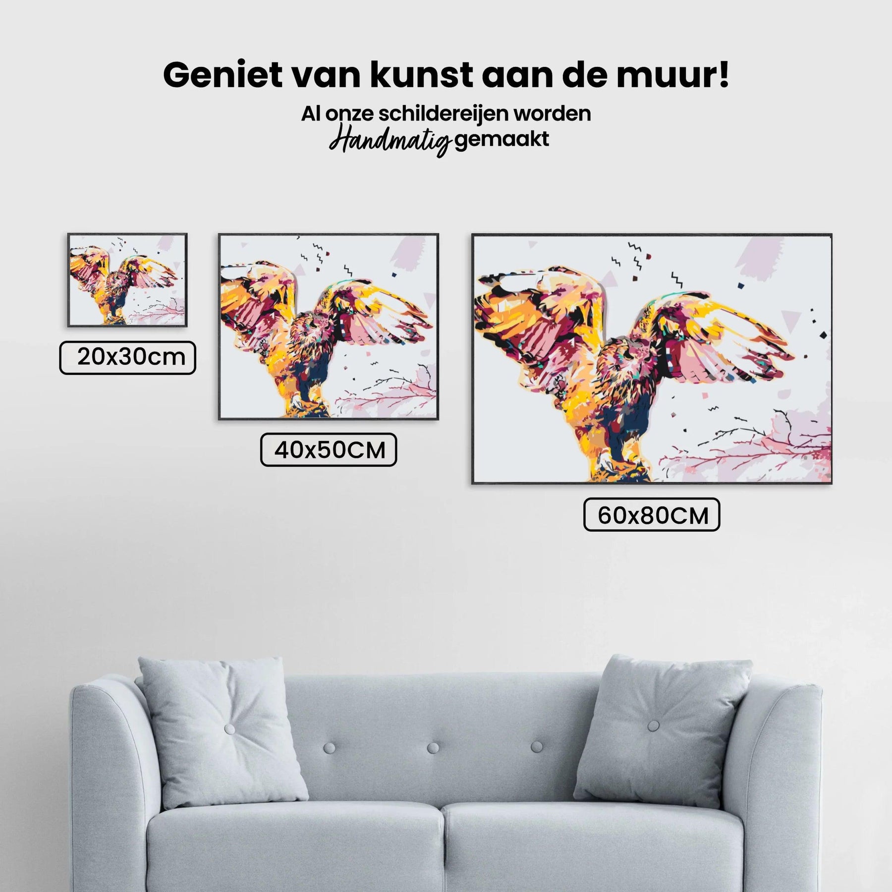 Diamond Painting - Gouden Sneeuwuil - SEOS®