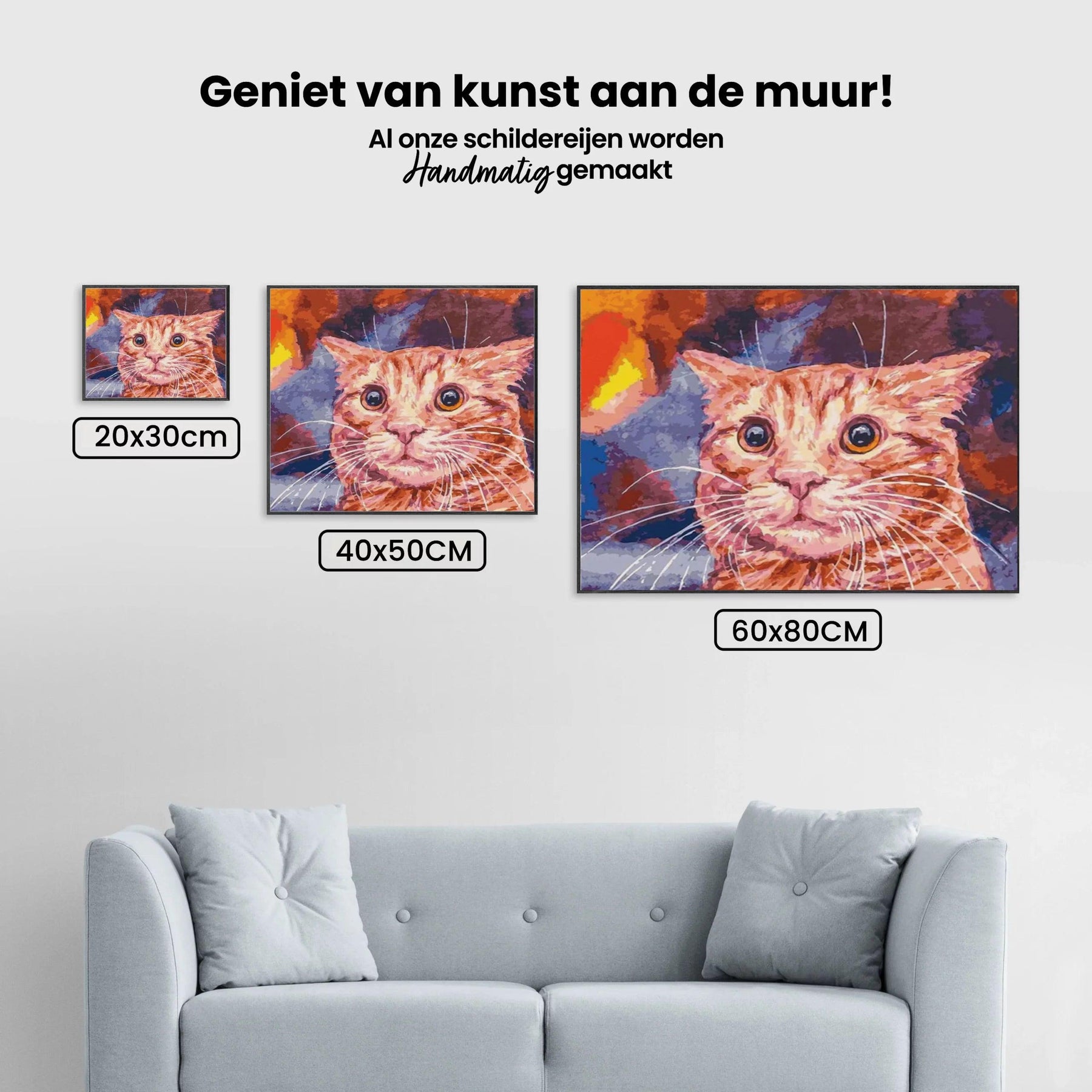 Diamond Painting - Grappige Kat - SEOS®