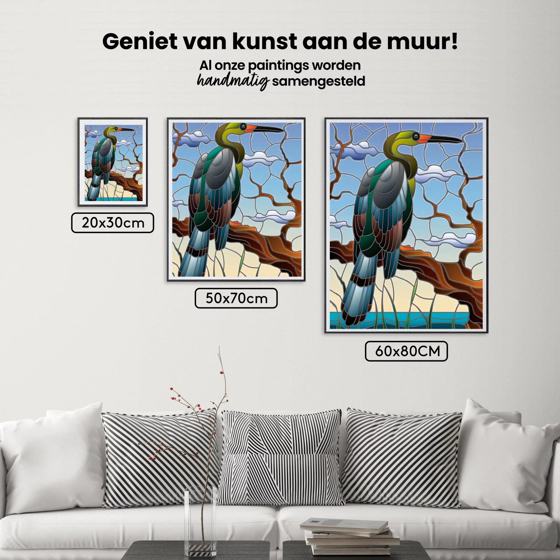 Diamond Painting - Grijze Reiger - SEOS®