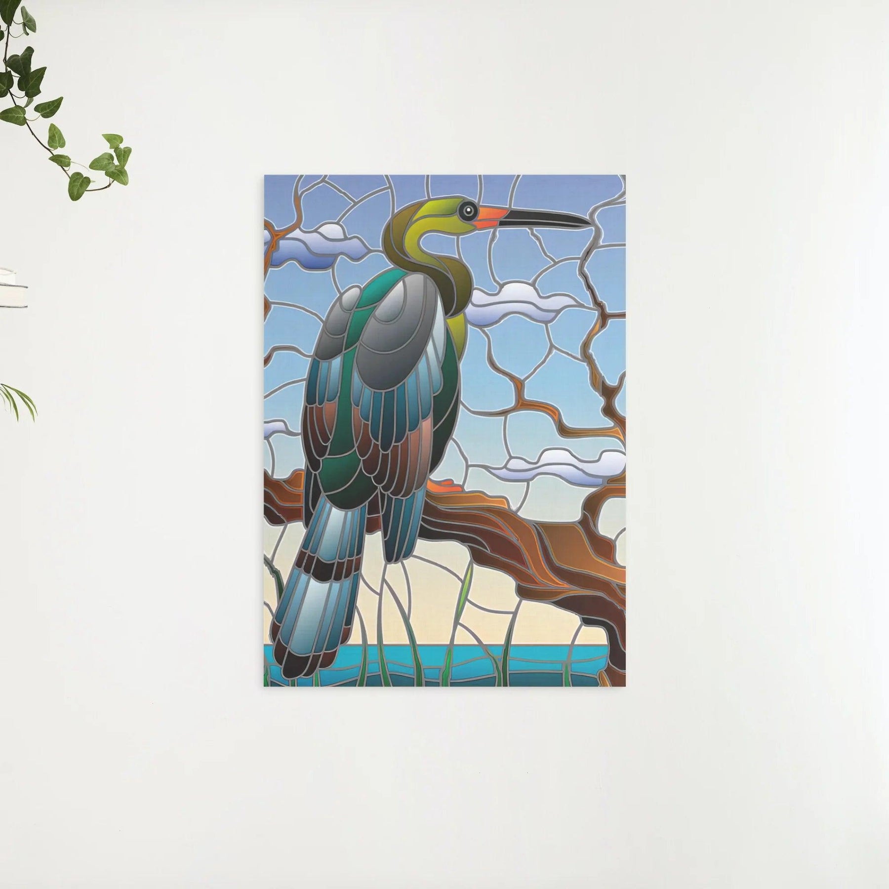 Diamond Painting - Grijze Reiger - SEOS®
