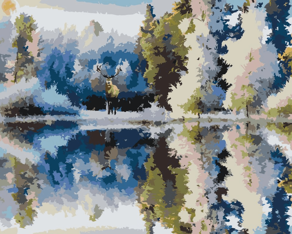 Diamond Painting - Herten in het bos - SEOS®