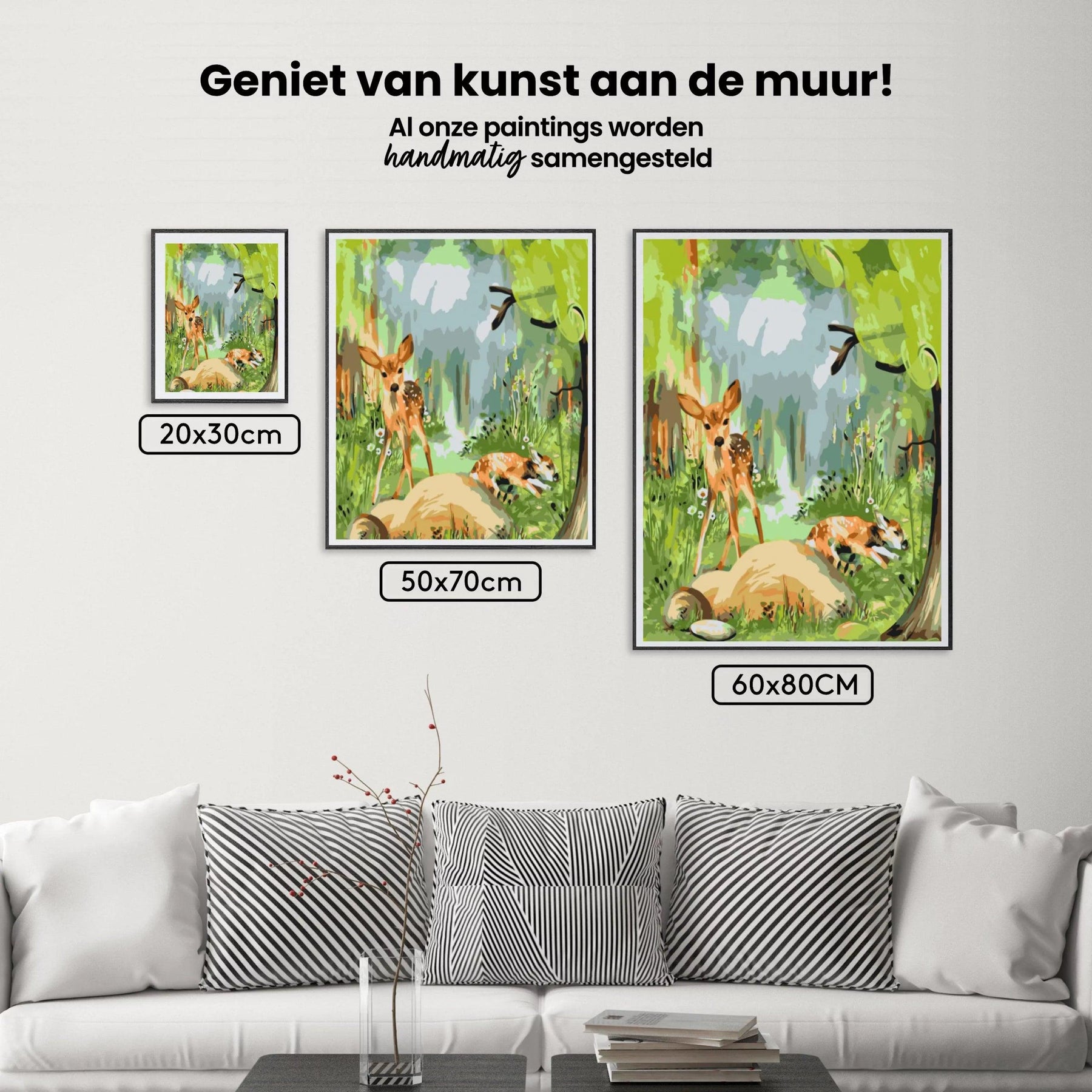 Diamond Painting - Herten in het bos - SEOS®