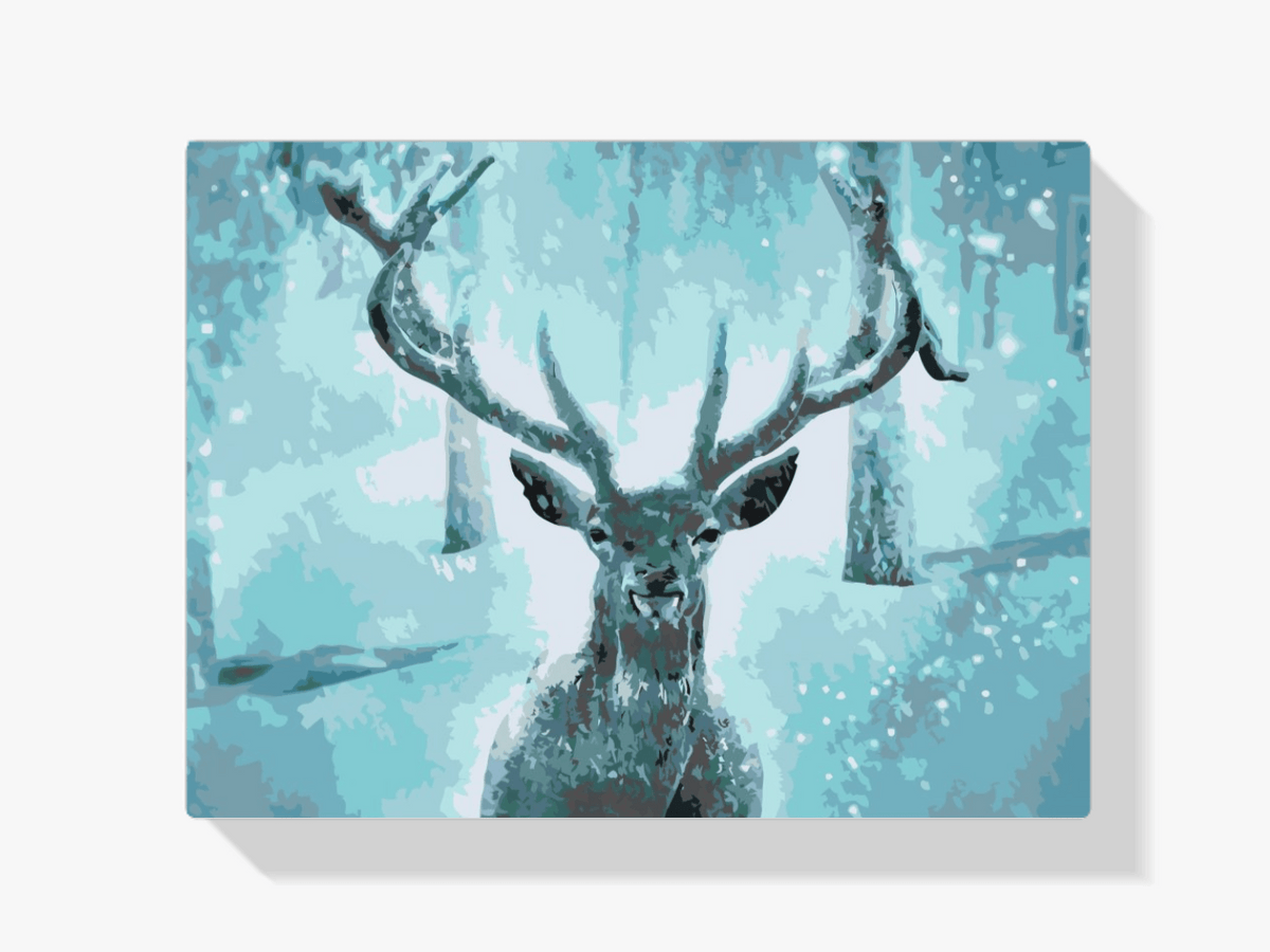 Diamond Painting - Het besneeuwde rendier - SEOS®