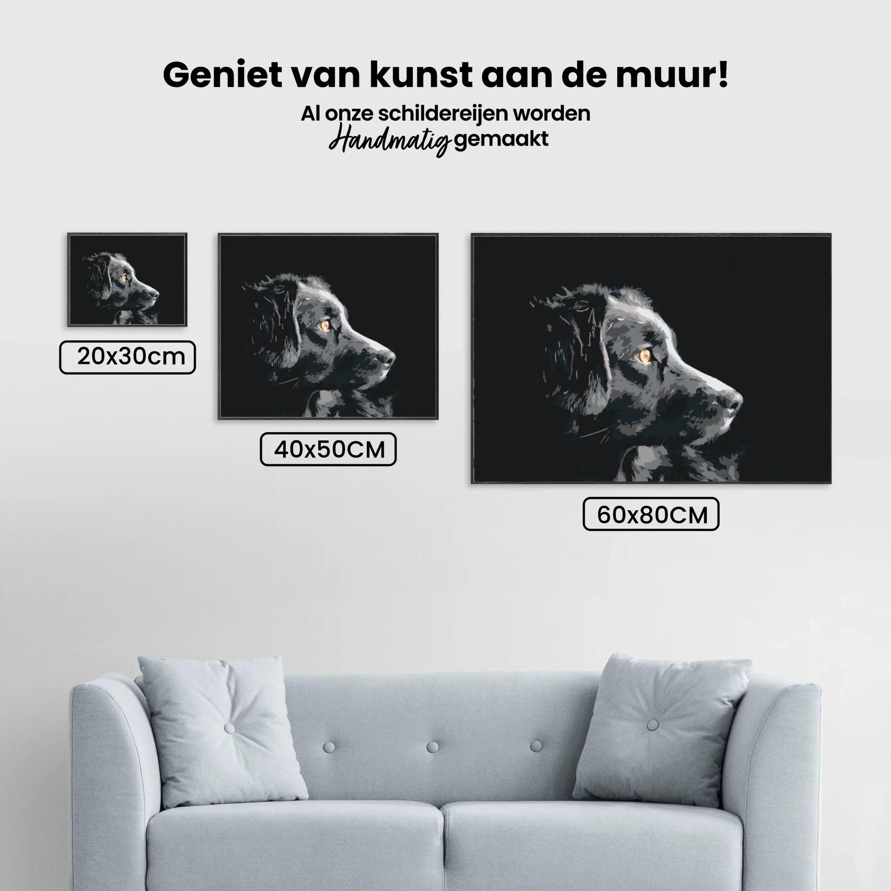 Diamond Painting - Het uitzicht van de hond - SEOS®