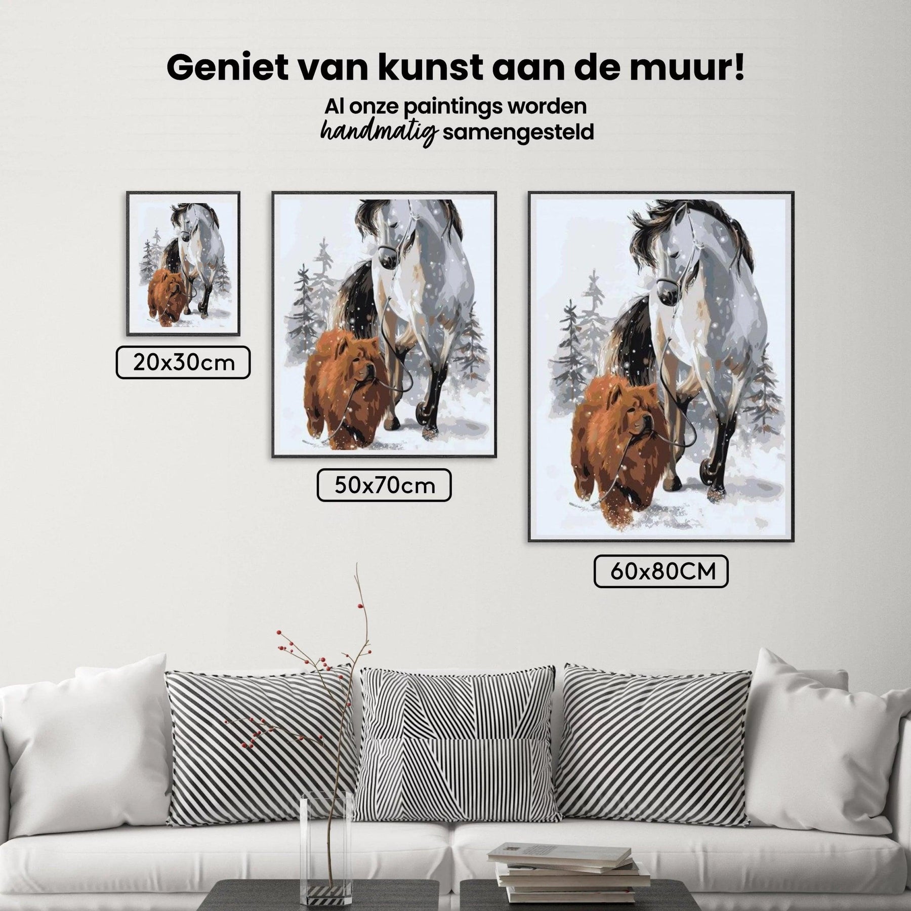 Diamond Painting - Hond met paard - SEOS®