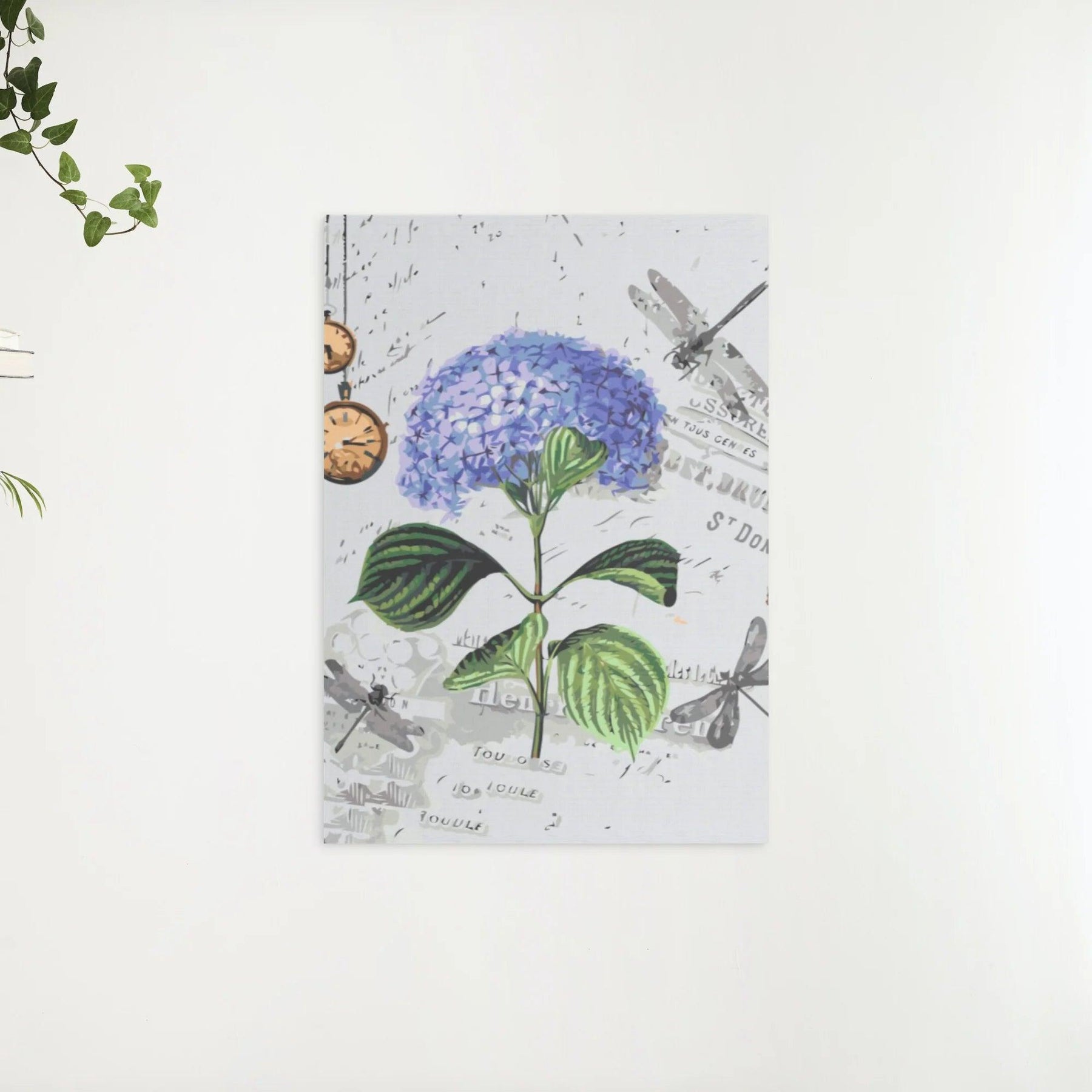 Diamond Painting - Hortensia’s en libellen - SEOS®