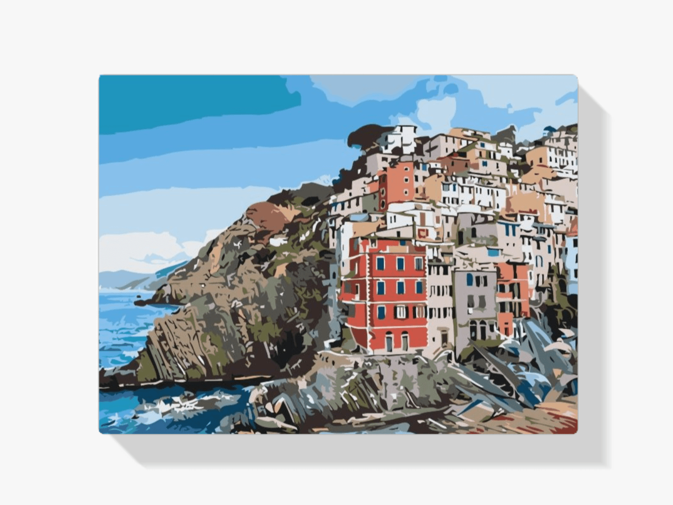 Diamond Painting - Huizen aan de kust - SEOS Shop ®