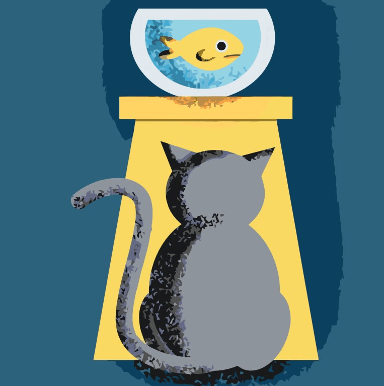 Diamond Painting - Kat en prooi - SEOS®